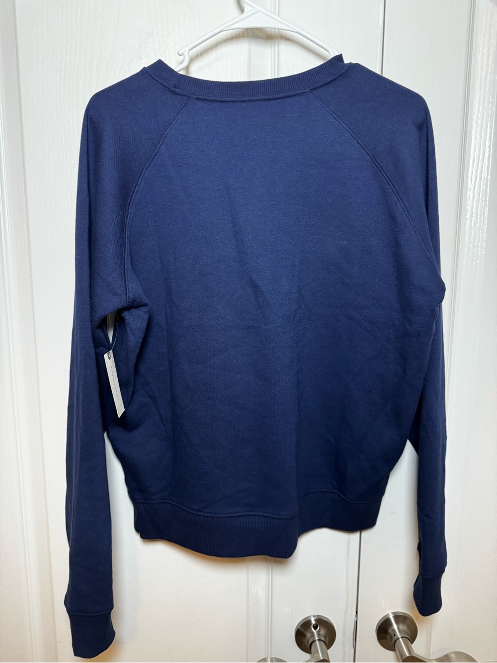 Anthropologie Catherine O'Sullivan Pisces Zodiac Sweatshirt Navy Blue Small NWT - Picture 6 of 6
